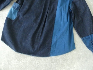 KAPITAL(キャピタル) 綿×リネンIDGパッチワークバンドカラーカトマンズシャツの商品画像36