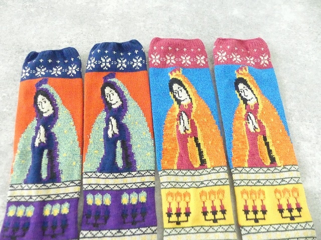 KAPITAL(キャピタル) 96本　マリア柄ソックス SHORTの商品画像2