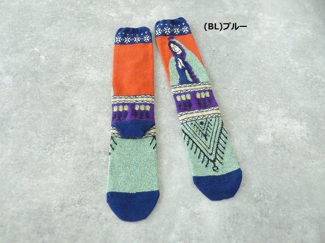 KAPITAL(キャピタル) 96本　マリア柄ソックス SHORTの商品画像27