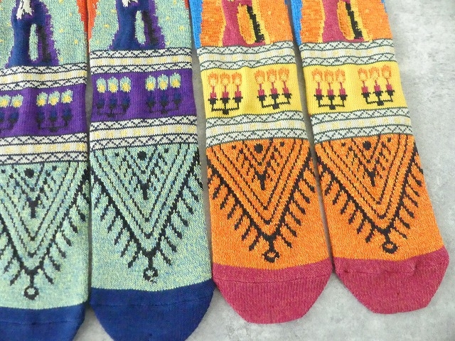 KAPITAL(キャピタル) 96本　マリア柄ソックス SHORTの商品画像3