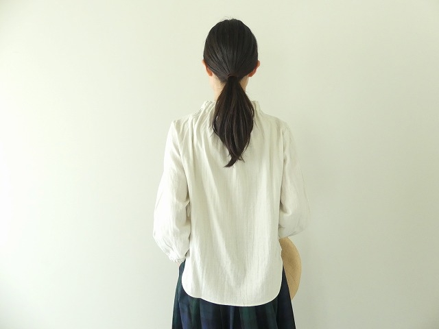 SSC Wガーゼカヌレハイネックブラウスの商品画像10