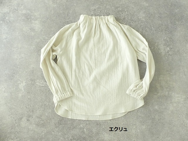 SSC Wガーゼカヌレハイネックブラウスの商品画像27