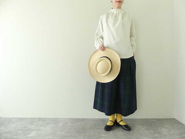 SSC Wガーゼカヌレハイネックブラウスの商品画像3