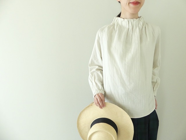 SSC Wガーゼカヌレハイネックブラウスの商品画像8
