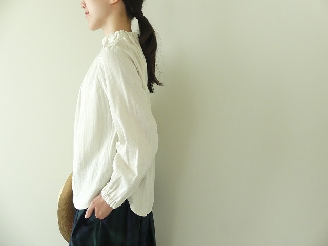 SSC Wガーゼカヌレハイネックブラウスの商品画像9