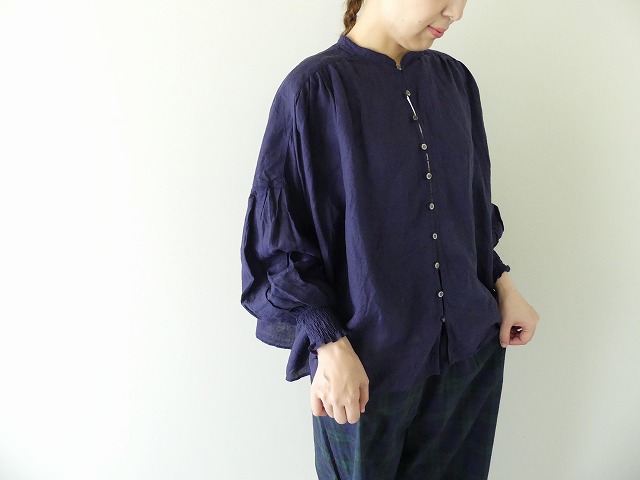 リネンシャーリングブラウスの商品画像1