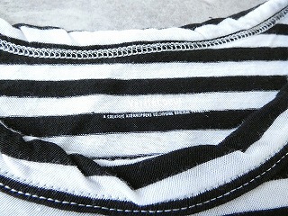 Veritecoeur(ヴェリテクール) 強撚天竺タンクトップ ブラックボーダーの商品画像25