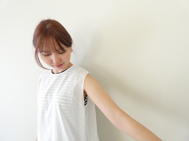 インナーバックギャザーノースリーブの商品画像4