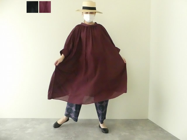 Tumugu ツムグ コットンガーゼダブルワッシャー2wayワンピース Tb Space Moo Tumugu ツムグ コットンガーゼダブルワッシャー2wayワンピース Tb Space Moo