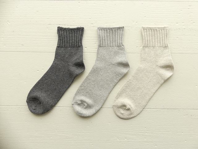 evam eva vie (エヴァムエヴァヴィー) cotton short socks(V002Z050)(2)
