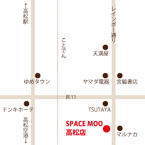 高松店の地図